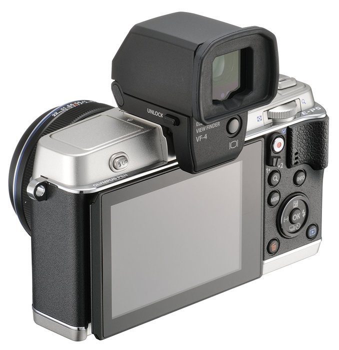Olympus E-P5 16.1 MP Mirrorless Digital Camera with 3-Inch LCD and 17mm f/1.8 lens (Silver with Black Trim) N23
