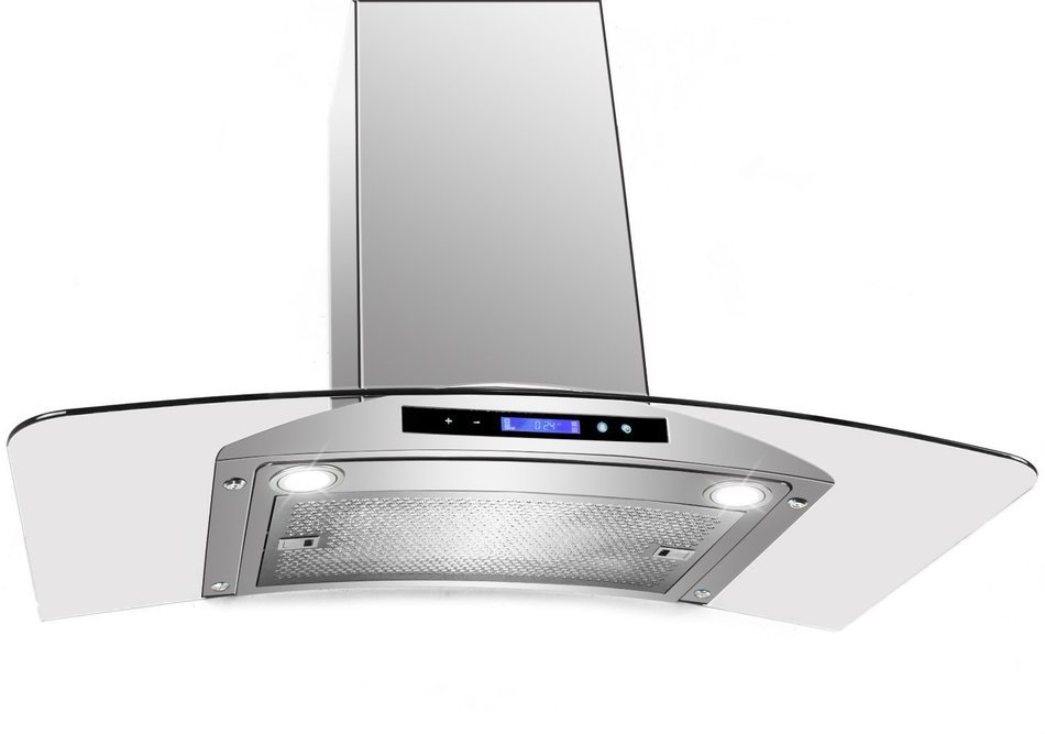 AKDY New 30" European Style Wall Mount Stainless Steel Range Hood Vent Touch Control AZ-198KN 30" N4