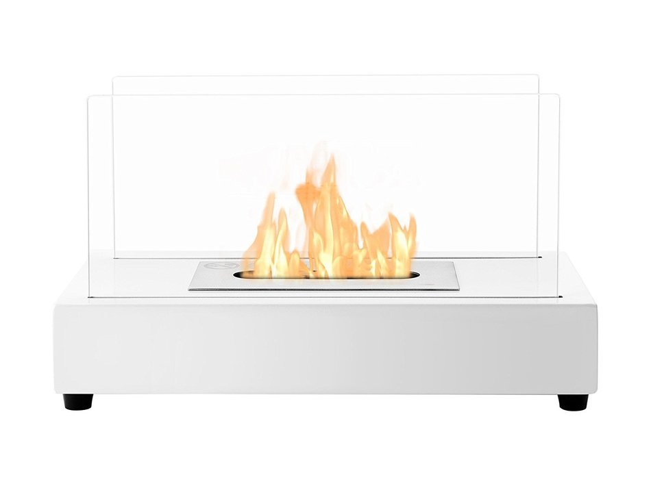 Ignis Portable Tabletop Ventless Bio Ethanol Fireplace - Tower (Stainless Steel) N6