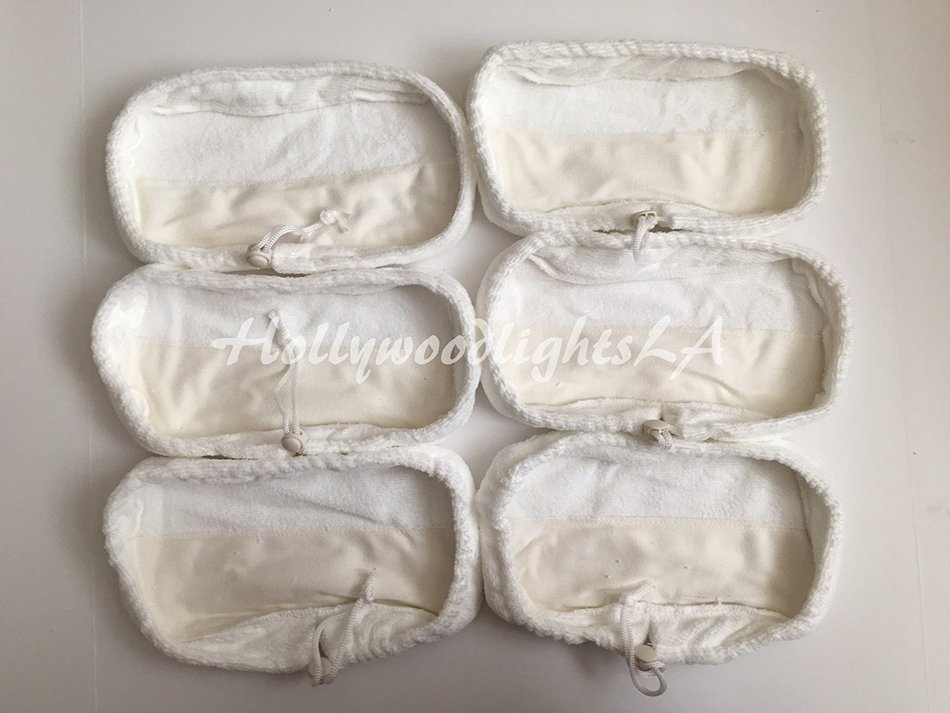 6 Reusable Microfiber Replacement Pads Compatible with Swiffer Bissell Steamboost