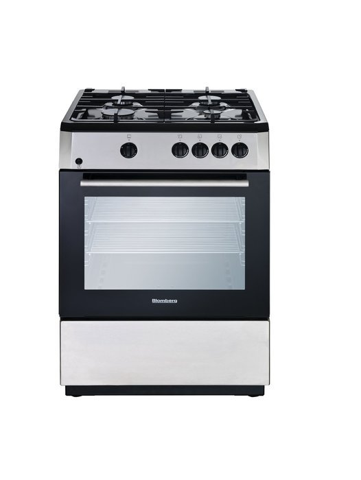 Blomberg BGR24100SS Gas Range with 4 Burners, 24Inch, Stainless Steel