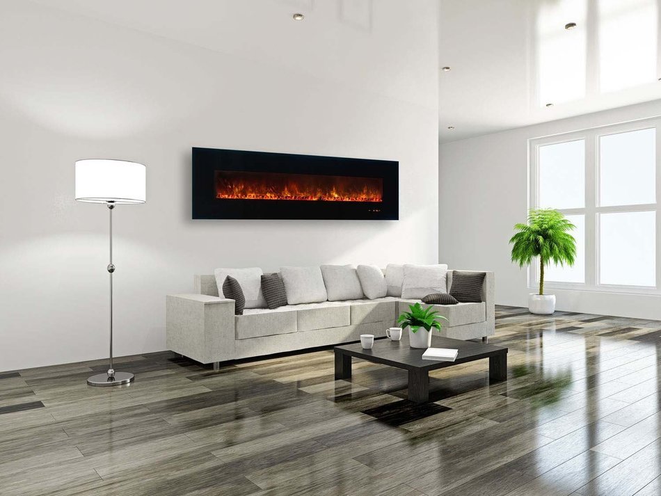 Modern Flames AL Series Wall Mount Electric Fireplace, 58-Inch N10