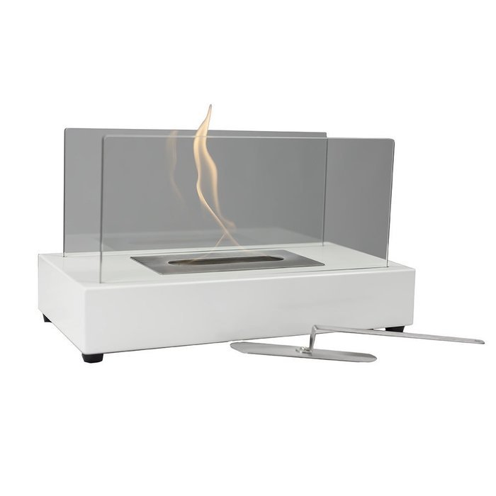 Sunnydaze Black El Fuego Ventless Tabletop Bio Ethanol Fireplace N3
