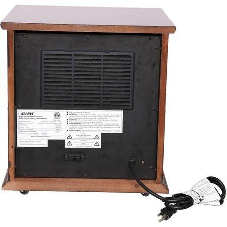 Generic 1500w Hearth Trends Classic Infrared Electric Fireplace with LED Digital Display Flame Effect, Chocolate N2