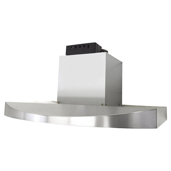 KOBE Range Hoods RA3830SQB-1 3-Speed 680 CFM Stainless Steel Premium Under Cabinet Range Hood, 30" N5