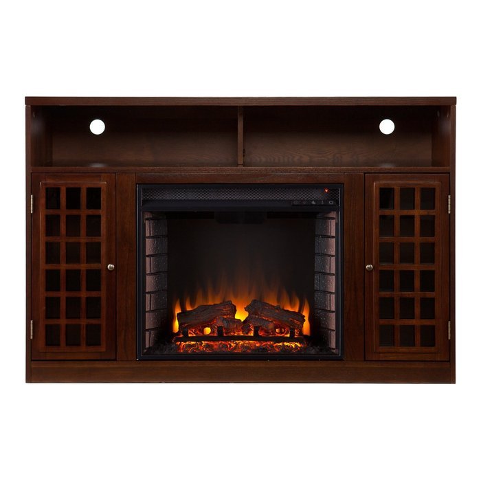50" Electric Fireplace with Cabinet , TV Media Stand Console