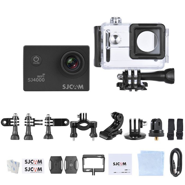 SJCAM SJ4000 WiFi 2.0" LCD Screen 1080P 30fps Full HD 12MP Waterproof 30M NTK96655 Action Sports Camera DV 170... N20