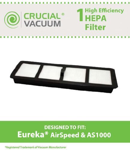 1 Eureka Airspeed HEPA EF-6 Filter Fits Eureka Airspeed AS1000 Series ...