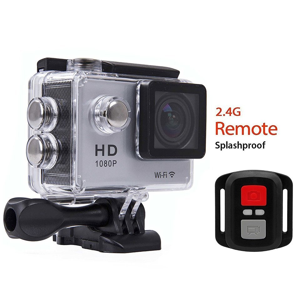 4K Ultra HD Wifi & HDMI Action Sports Camera Sport DV Dual LCD Screens & Waterproof Wrist Remote-Wifi Cam DV-Wrist... N28