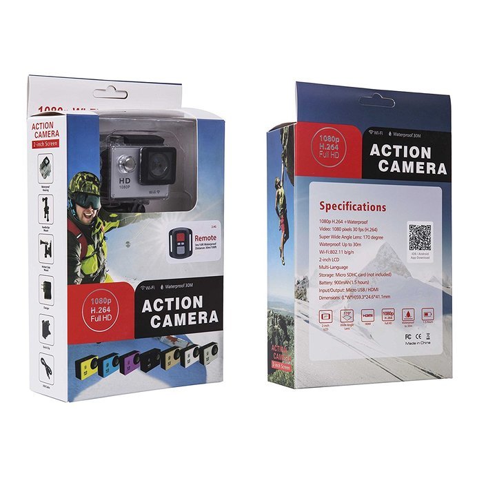 4K Ultra HD Wifi & HDMI Action Sports Camera Sport DV Dual LCD Screens & Waterproof Wrist Remote-Wifi Cam DV-Wrist... N29