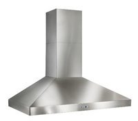 Best WPP9IQ36SB 36" Colonne Wall Mount Chimney Hood with Heat Sentry 600 CFM Delay Off Hi-Flow Baffle Filters...