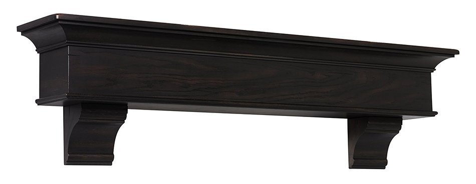 Pearl Mantels 424-60-20 Manhattan Espresso 60" Mantel Shelf