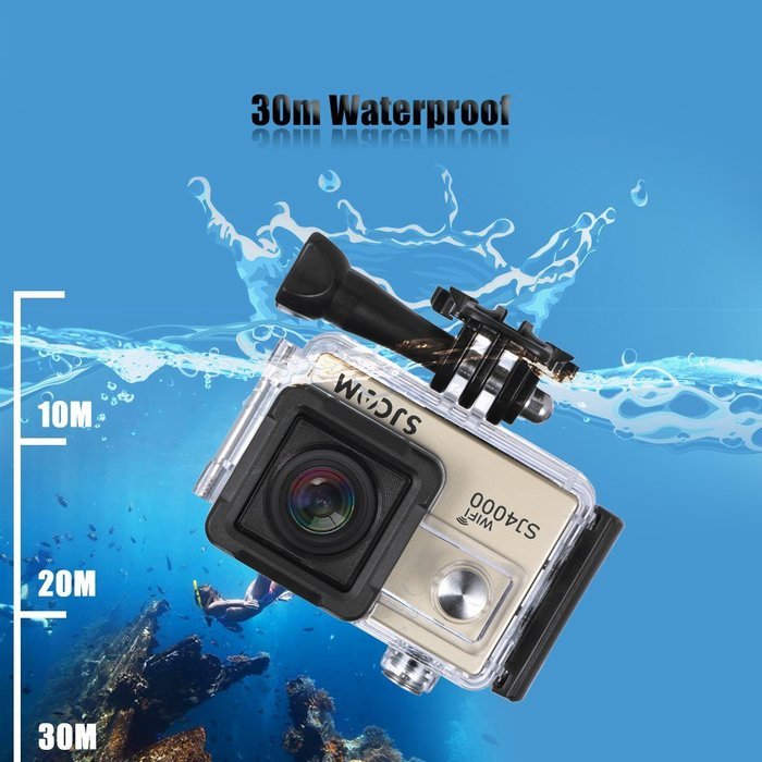 SJCAM SJ4000 WiFi 2.0" LCD Screen 1080P 30fps Full HD 12MP Waterproof 30M NTK96655 Action Sports Camera DV 170... N22