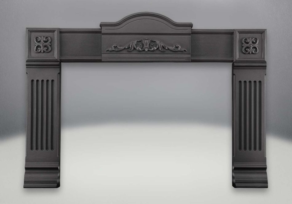 Napoleon 1101M Oakdale Series Wood Insert, Gold Plated Door, Black Surround and Black Trim Kit (32 X 44.5 Inches) N2