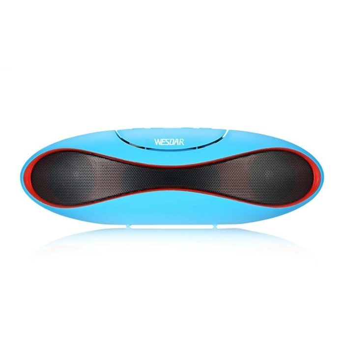 WESDAR Portable Wireless Stereo Bluetooth Speaker with LED Lights, Compatible with all Bluetooth Devices Bl-049