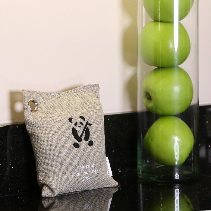 Bamboo Charcoal Air Purifier by ZooBamboo - Fragrance Free Odor Eliminator Freshener and Dehumidifier for Smokers... N4