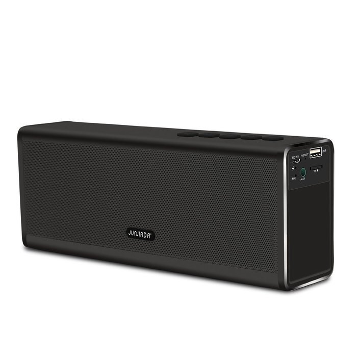 Junjiada Bluetooth Speakers Stereo 20W Speaker (Dual 10W Drivers, Dual Passive Subwoofers, Strong Bass, Aluminum-Alloy... N4