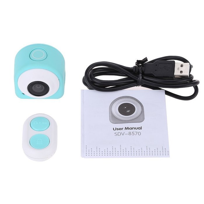 Andoer Super Mini Camera Hands Free Sticky Paste Adhesive Remote Shutter Wireless Built-in Wifi Smartphone App... N4