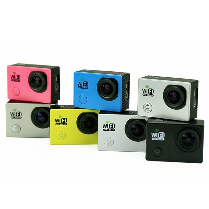 SJ6000 WiFi Version 2" LCD Display 170&deg; Wide Angle 1080P HD 30M Waterproof Outdoor Helmet Sport DV Digital Video... N8