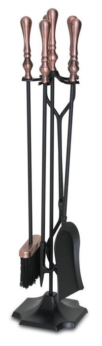 Pilgrim Home and Hearth 19035 Napa Forge Kentfield Tool Set, Antique Copper