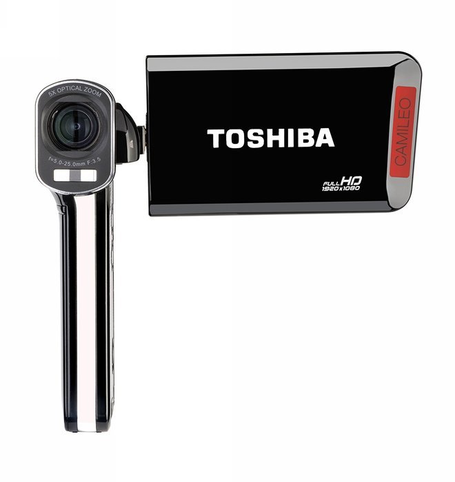 Toshiba Camileo P100 HD Camcorder with 5x Optical Zoom and 3-Inch LCD Screen (Black) (Discontinued by Manufacturer) N6