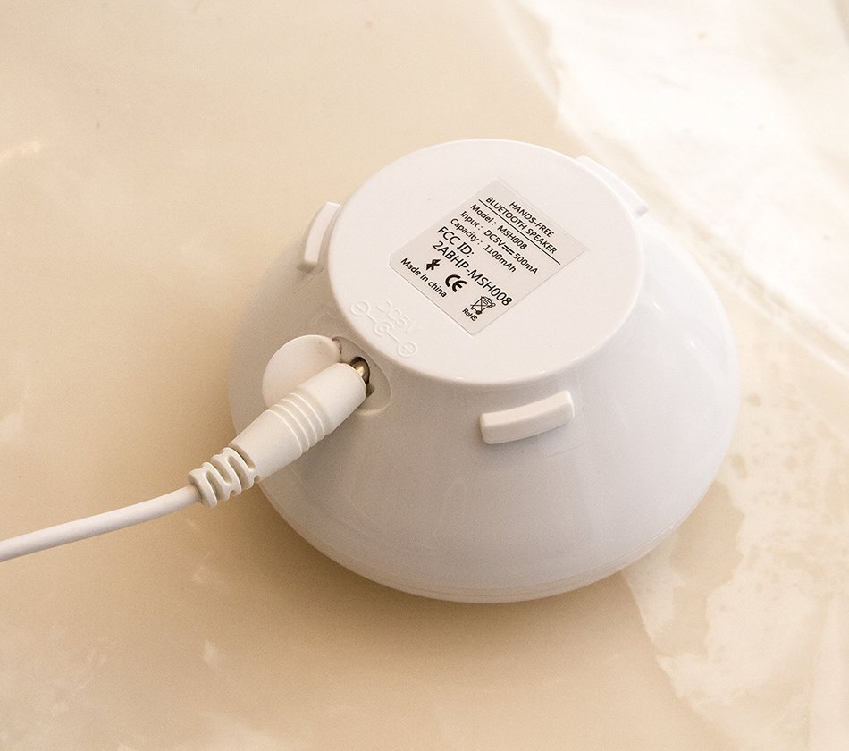 Sharper Image Bluetooth Shower Head &ndash; Bluetooth Capability for Music, News, Audiobooks and More &ndash; Hands-Free Phone... N3