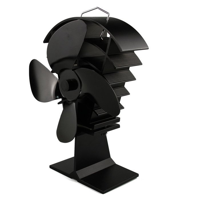 Neat824 Heat Powered Stove Fan, 4 Blades Wood Burning Stove Fan, High Airflow & Silent Performance, Save 12%-15%... N4