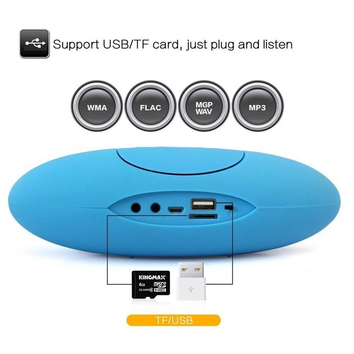 WESDAR Portable Wireless Stereo Bluetooth Speaker with LED Lights, Compatible with all Bluetooth Devices Bl-049 N5