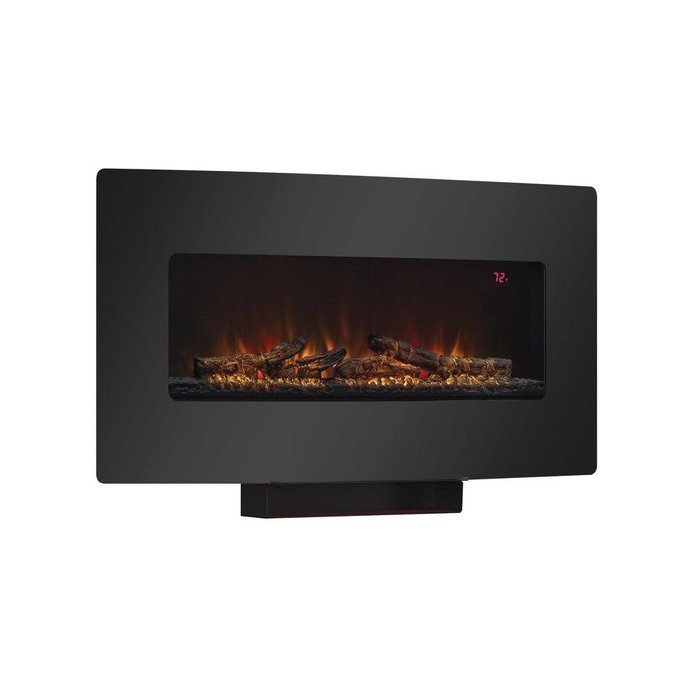 Wall Mounted/ Stand Electric Indoor Portable Fireplace Heater for Sale, 36 in. Glass, Black, Brand New