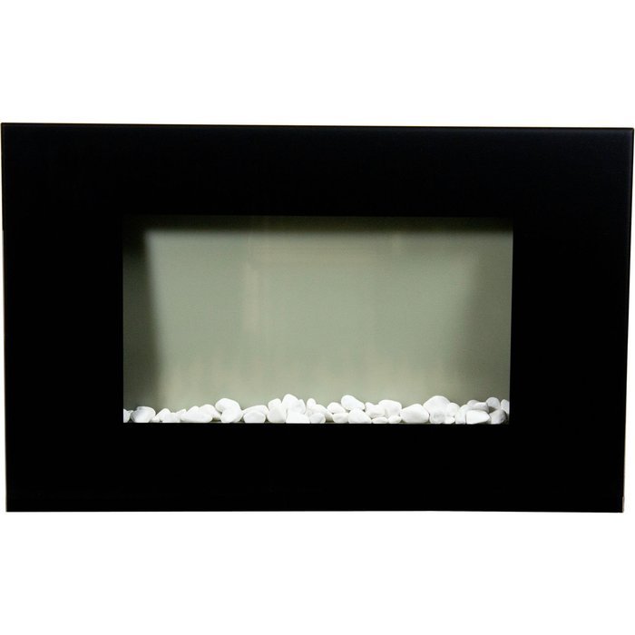 Warm House OWF-10303 Oslo Wall-Mounted LED Fireplace with Color-Changing Flame Effect N3