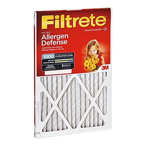 12x24x1, Filtrete Micro Allergen Air Filter, MERV 11, by 3m by Filtrete