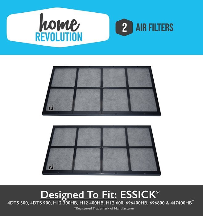 2 Essick Air Home Revolution Brand Replacement Air Filter; Fits 4DTS 300, 4DTS 900, H12 300HB, H12 400HB, H12...
