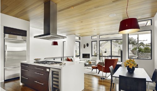 Faber STILIS36SS: 36" x 27" Stainless Stilo Isola Island Range Hood N6