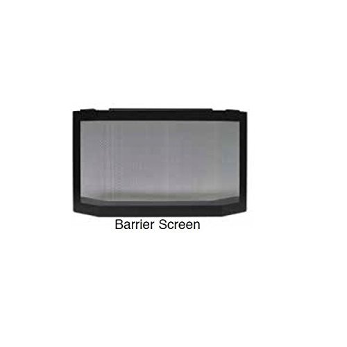 Mantis Bay Window Fireplace with Barrier Screen, LP