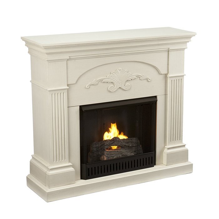 SEI Sicilian Harvest Gel Fireplace, Ivory