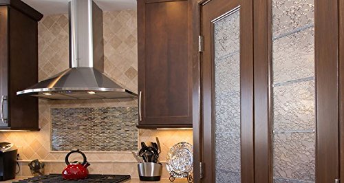 Faber TEND30SS300 300 CFM 30" Tender Seamless Canopy Wall Range Hood, Stainless Steel N3