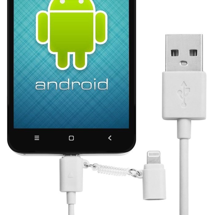 Lightning Cable, [ Apple MFi Certified ] PeleusTech [ 2 Pack ] 3ft 2 in 1 Lightning Micro USB Cable, Sync Data... N3