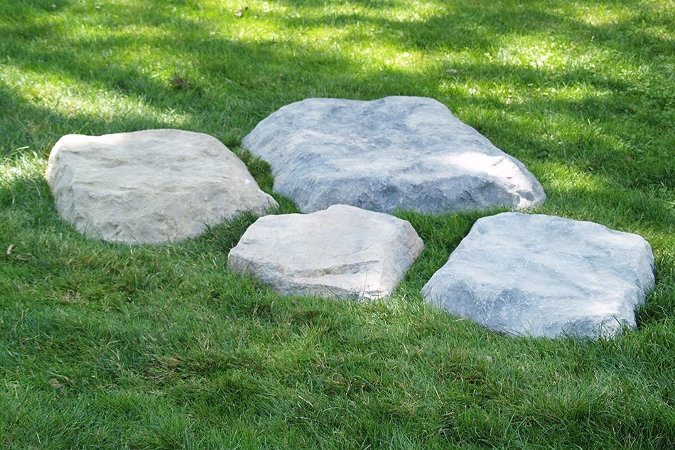 TrueRock Flat Covers, Small, Greystone, 30"L x 23"W x 3"H N6