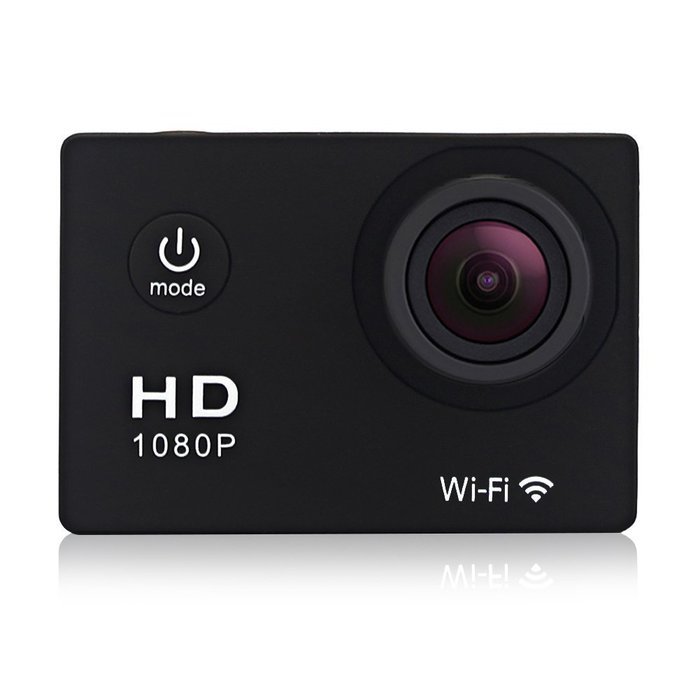Flymemo W9C 1080P FHD 170 Degree Angle WiFi Action Camera 30m Waterproof Looping Video Motion Detection with 2.0... N2