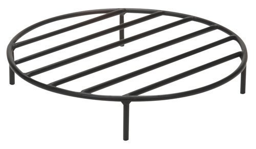 Sunnydaze Round Steel Outdoor Fire Pit Grate, 12-Inch