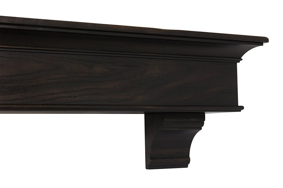 Pearl Mantels 424-60-20 Manhattan Espresso 60" Mantel Shelf N2
