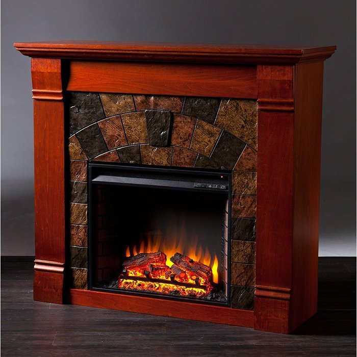 Southern Enterprises Elkmont Electric Fireplace N2