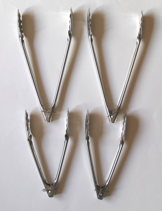 Tramontina Pro Line Stainless Steel Food Tongs, 4 Pairs by Tramontina (800139)