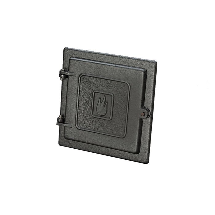 Liberty Foundry Clean Out Door for Chimney, 8 by 8-Inch, Black