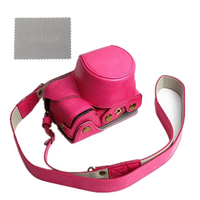 xhorizon TM FL1 Full Protection Bottom Opening Version Protective Leather Camera Case Bag with Tripod Design for... N31