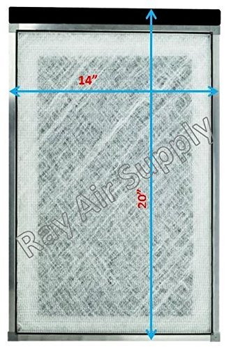 Dynamic Air Cleaner Replacement Filter Pads 14x20 Refills (3 Pack) White