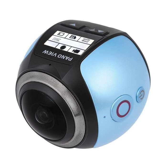 Andoer 360 Degree Wifi 2448P 30FPS 16M Fisheye Film Source Panorama Camera for Virtual Glasses VR Action Sports... N12