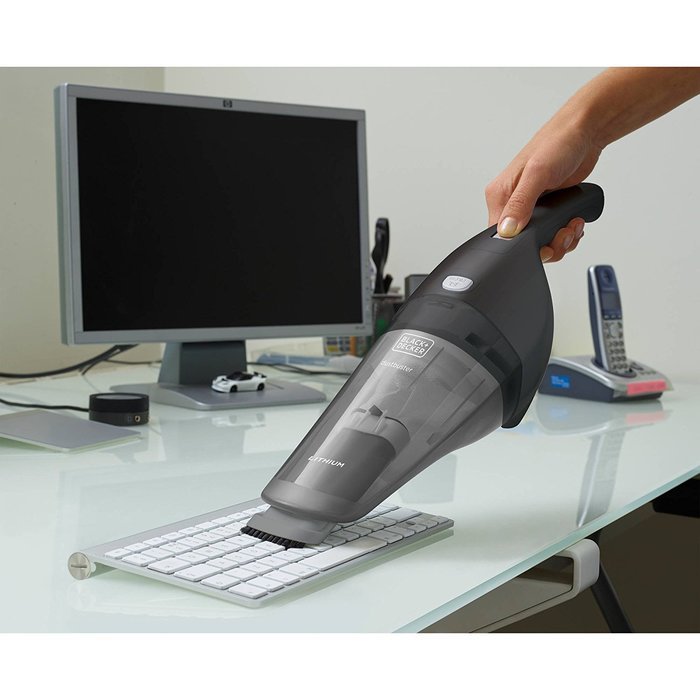NEW Black+Decker Lithium Cordless Lightweight Dust Buster Vacuum, Black N8