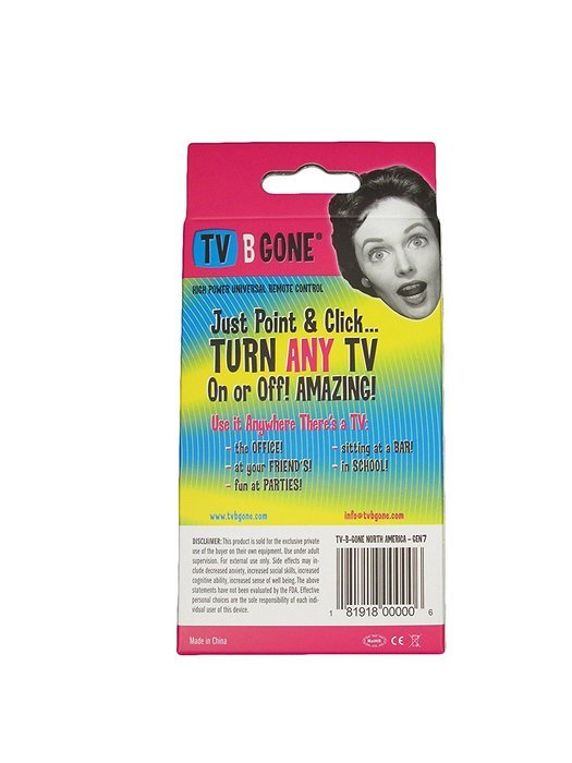 TV-B-Gone Universal TV Power Remote Control Keychain