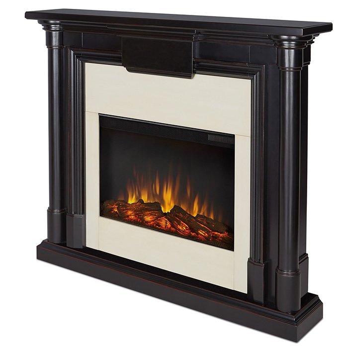 Real Flame Maxwell Electric Fireplace Whitewash N3